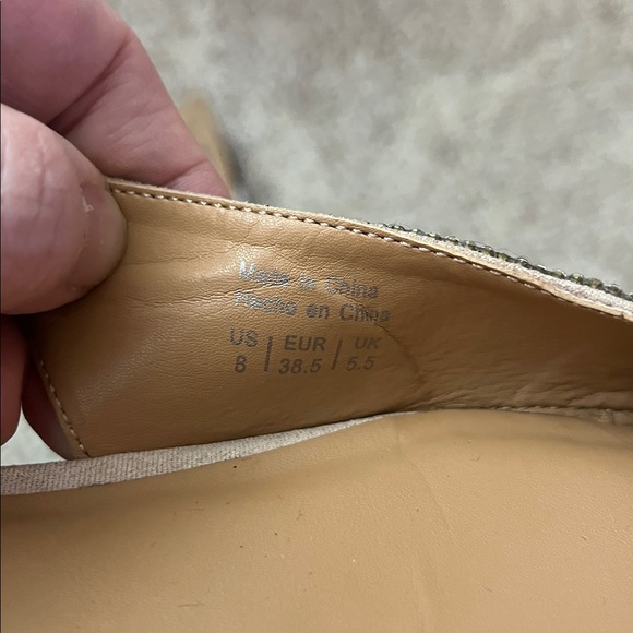 ALDO Women's Elegant Black and Silver Rinestone Flats - Picture 3 of 4